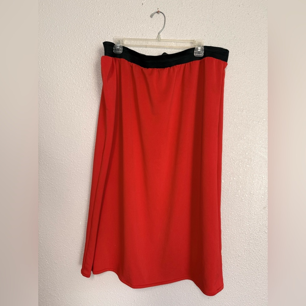 Elegant Red Women's Skirt
